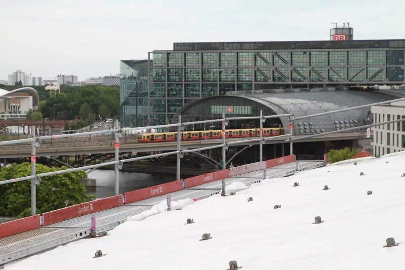 Gerüstbau für ein gewerbliches Projekt in Berlin